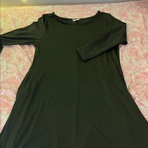 Dark Green Flowy Dress